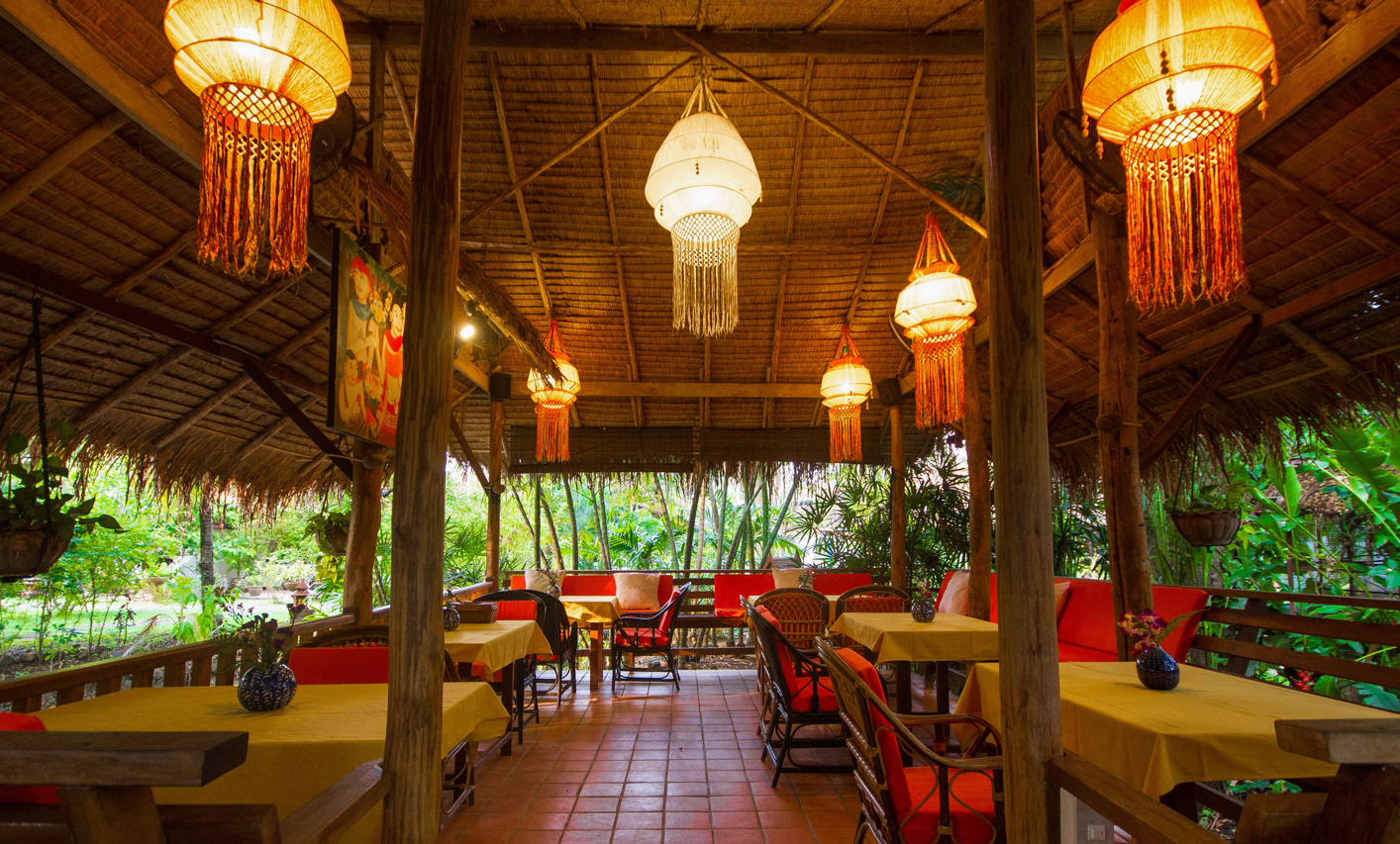 Group area at the Secret Garden, Chiang Mai, Thailand